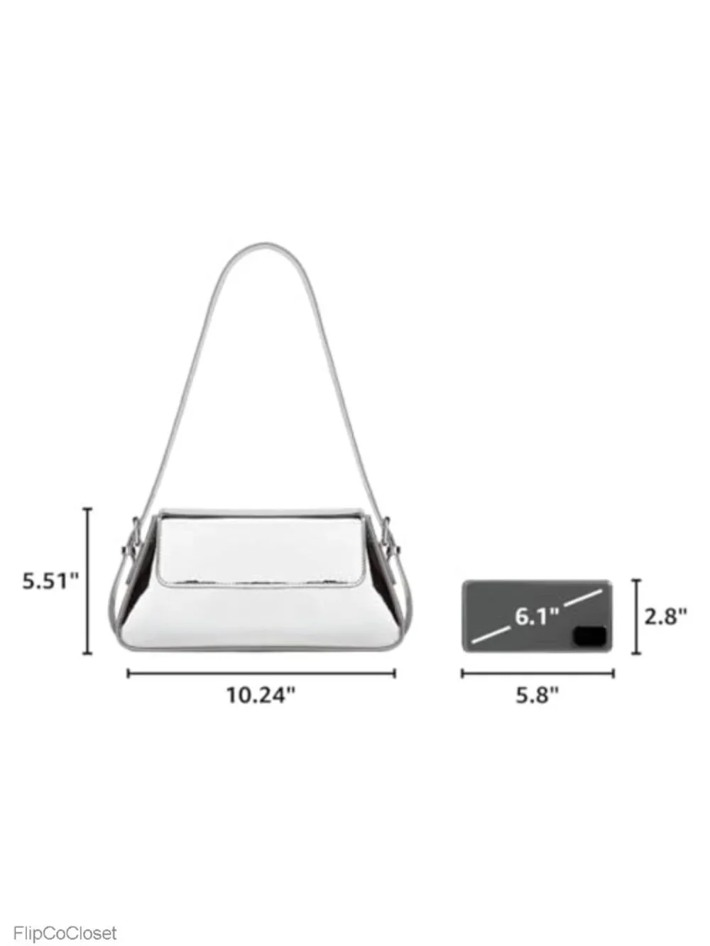 Y2K Metallic Hobo Purse Sparkly Evening Shoulder Bag for Party